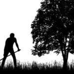 falce per tagliare l'erba alta