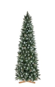 Questa immagine raffigura il simbolo della festività natalizia un pino bianco est, che è decorato con le tipiche decorazioni natalizie La HolidayPianta è una tradizione che simboleggia pace, felicità e speranza ed è un simbolo della vacanza di Natale Questo albero di Natale viene decorato e porta aria di festa e gioia a tutti gli amanti del festival