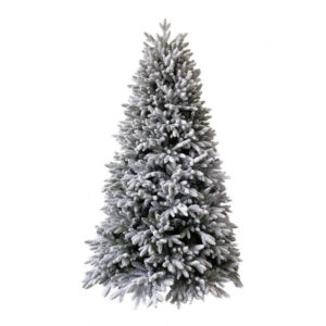 Questa immagine ritrae un albero monumentale di abete impreziosito da una luce, che simboleggia il Festival di Natale Le decorazioni natalizie e le luci rendono lalbero di Natale ancora più magico e accogliente