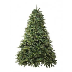 Questa immagine ritrae un albero monumentale di abete impreziosito da una luce, che simboleggia il Festival di Natale Le decorazioni natalizie e le luci rendono lalbero di Natale ancora più magico e accogliente