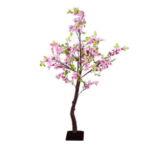 Una deliziosa composizione floreale, composta da fiori di ciliegio, fiori, frutta e un albero una pianta incantevole da assaporare con gli occhi