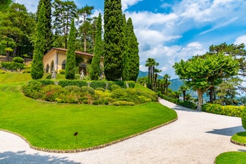 villa con giardino made in italy